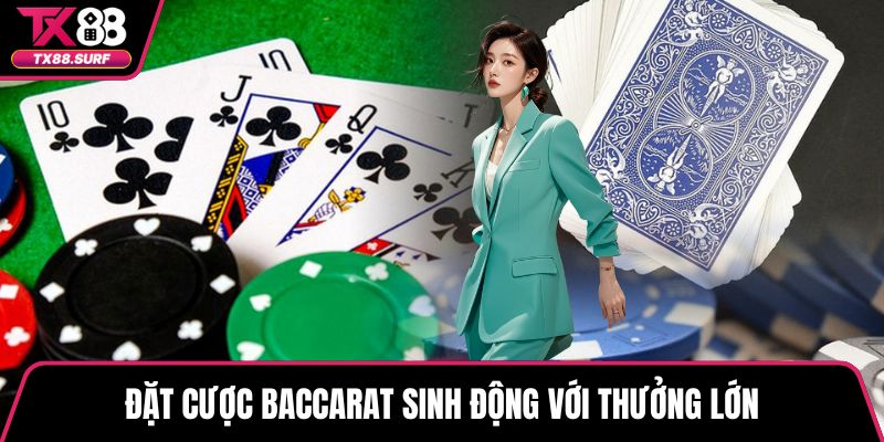 Đặt cược Baccarat sinh động với thưởng lớn