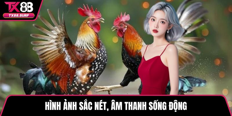 Hình ảnh sắc nét, âm thanh sống động